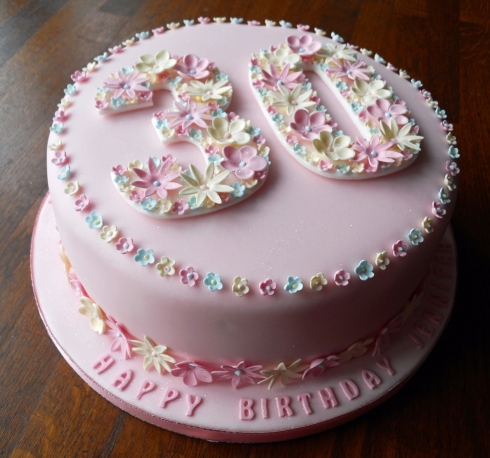 30th Birthday Cake Ideas on 30th Birthday Cake On Cake Gallery 30th Birthday Cake